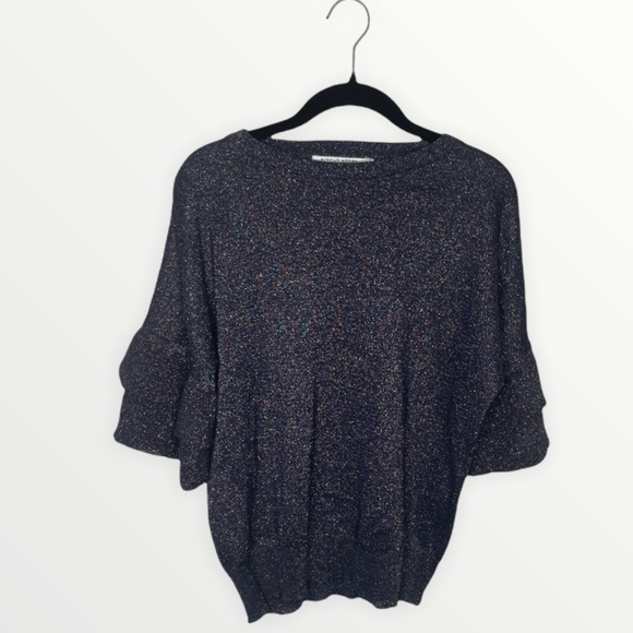 SUMMUM AMSTERDAM Metallic Multicolor Top - Picture 1 of 8